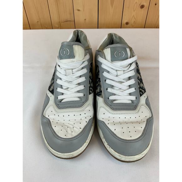 Men's DIOR B27 Low Top Sneaker Size 42/ Size 9- White/Gray - Picture 2 of 7